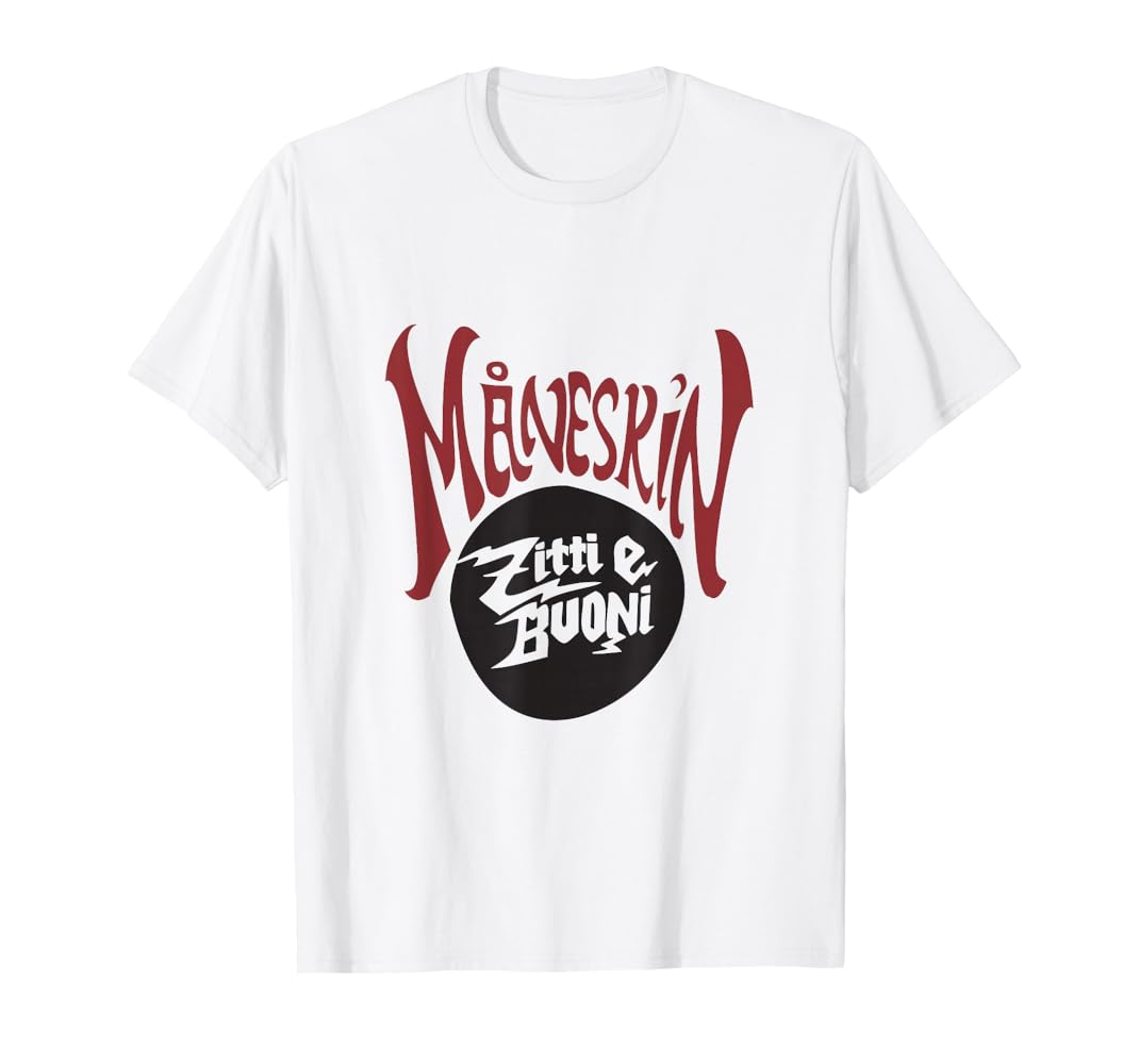 Amazon.com: Måneskin Zitti e Buoni T-Shirt : Clothing, Shoes